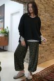 The Scamp Leopard Demi Bloom Pant Olive
